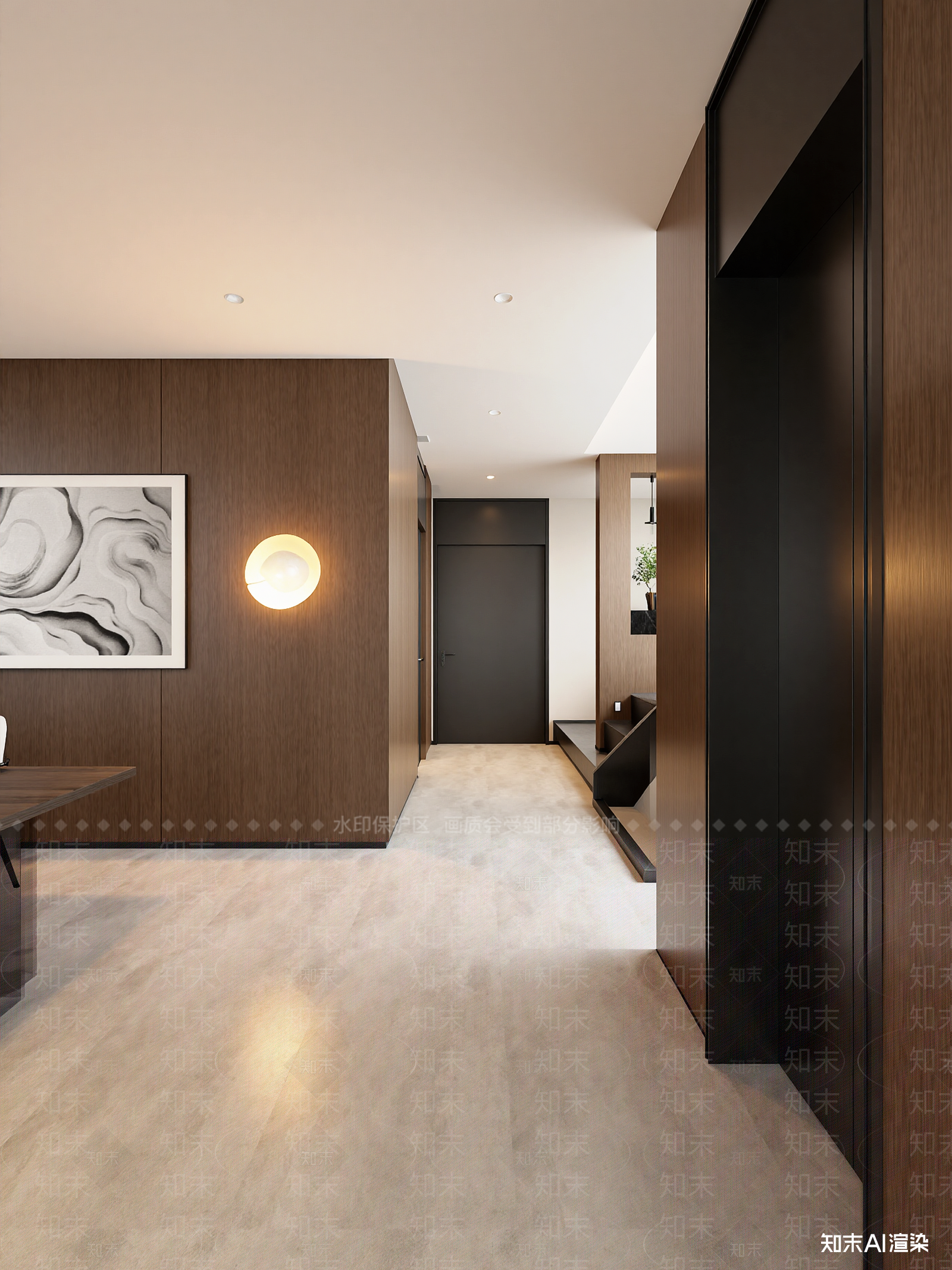 现代玄关3D模型下载【ID:1221736292】