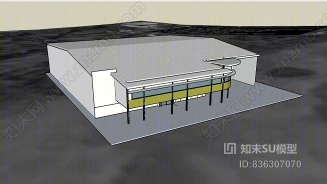 地标产品-新工厂SU模型下载【ID:836307070】