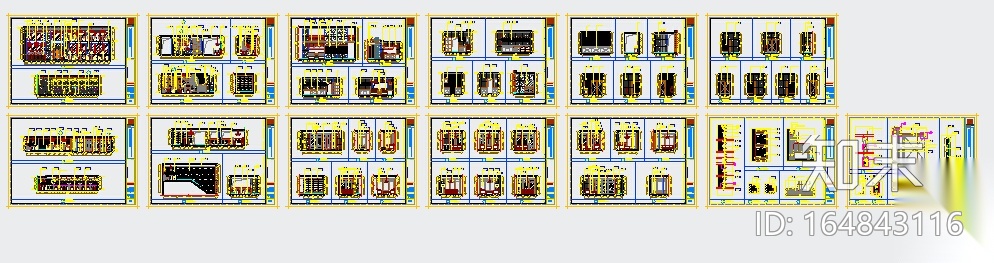 [赣州]漫咖啡店面装修CAD施工图+实景图施工图下载【ID:164843116】