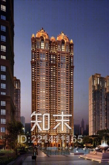 郑州金水万达项目SU模型下载【ID:221411165】