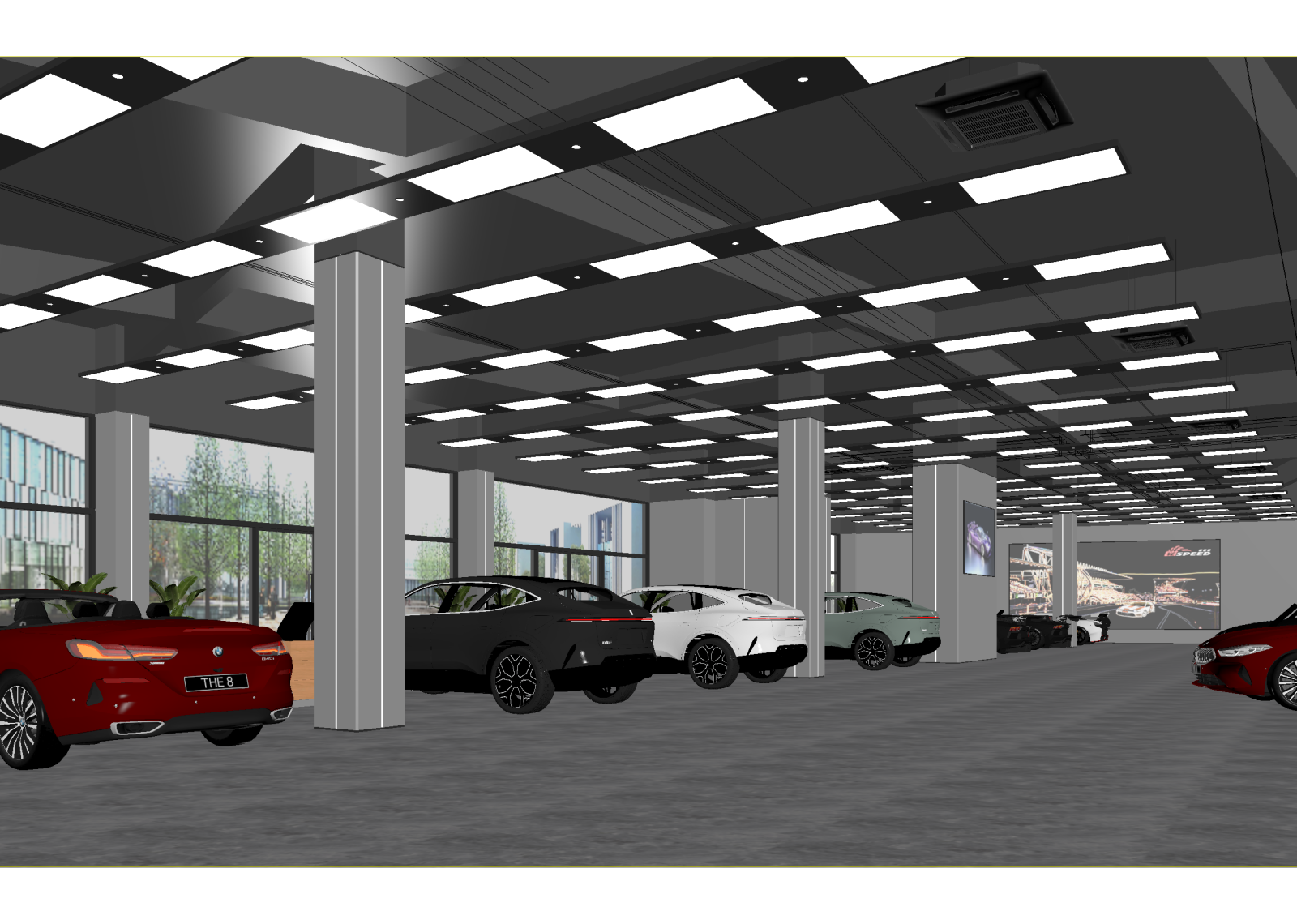 现代汽车展厅3D模型下载【ID:1214736715】