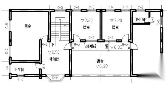 某三层别墅建筑方案图cad施工图下载【ID:149921166】