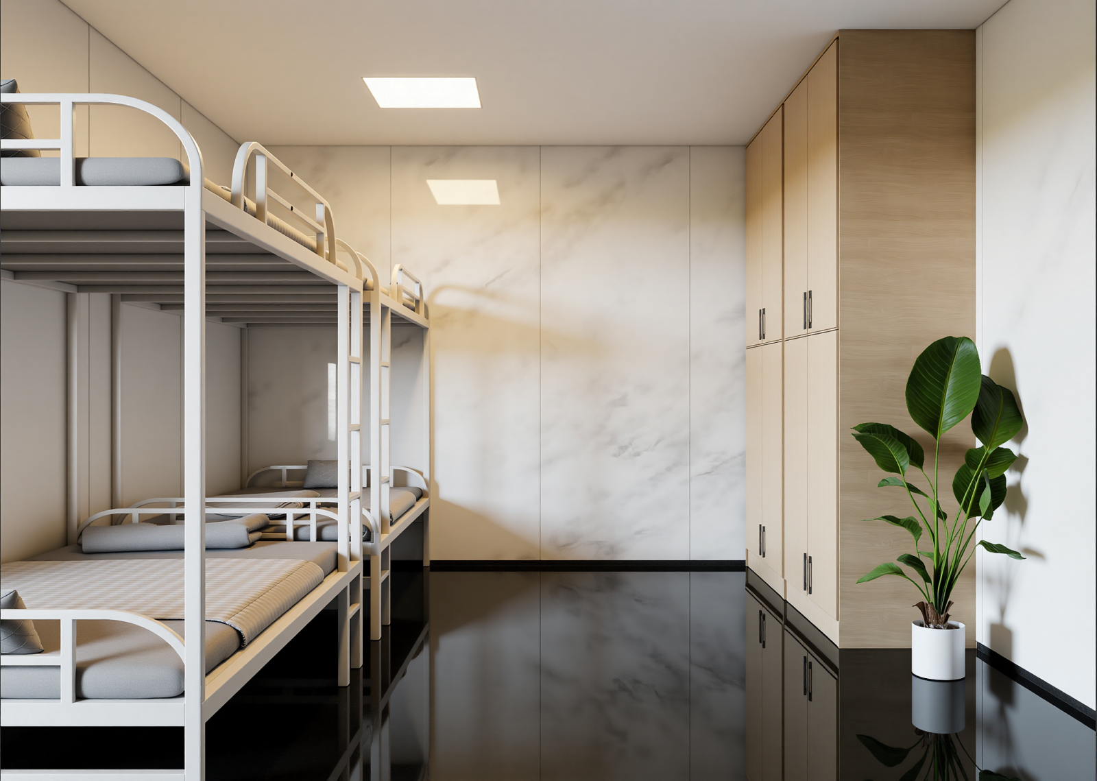 新中式宿舍3D模型下载【ID:1214694020】