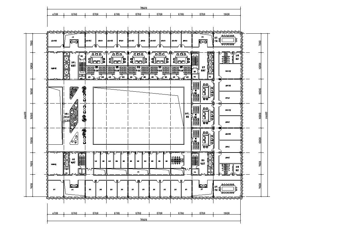 [广东]现代风格大厦建筑施工图设计文本（CAD）cad施工图下载【ID:165746142】