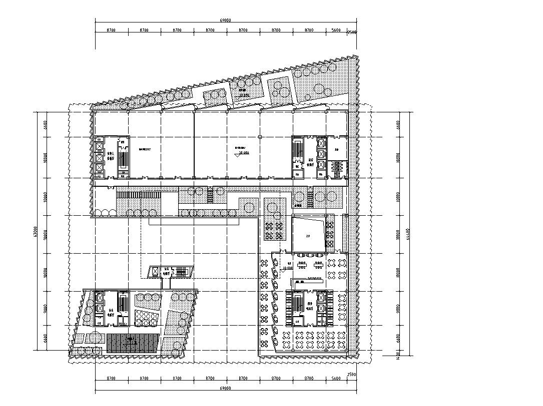  [广东]现代风格大厦建筑施工图设计文本（CAD）施工图下载【ID:151394197】