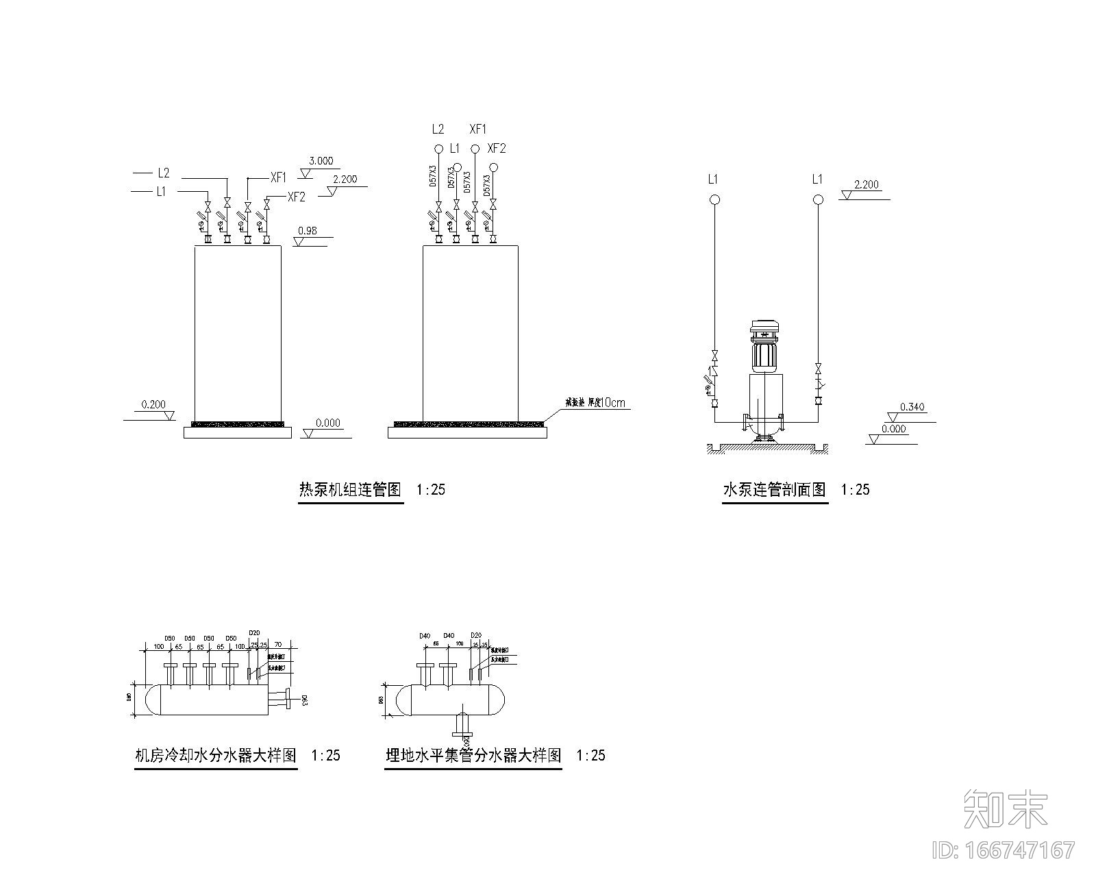 昆山某私人会所暖通施工图施工图下载【ID:166747167】