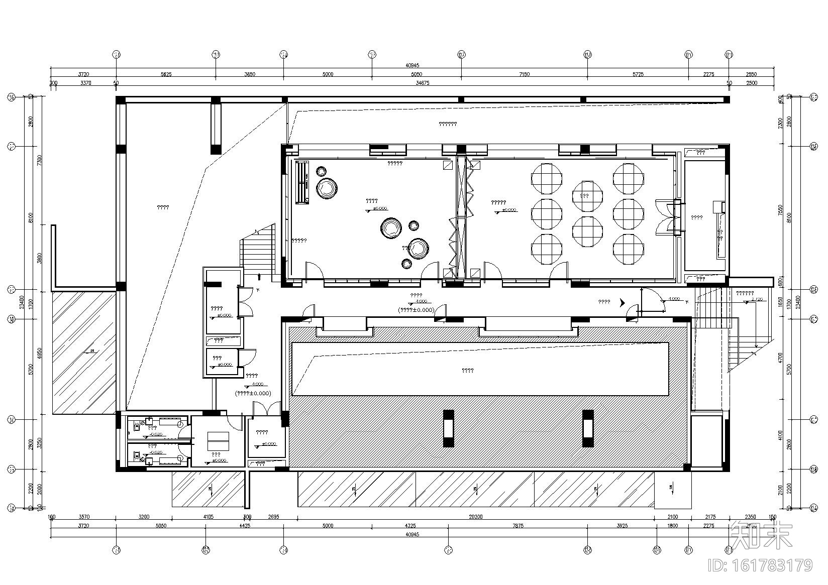 东仓建设-时代天荟会所摄影+CAD全套施工图cad施工图下载【ID:161783179】