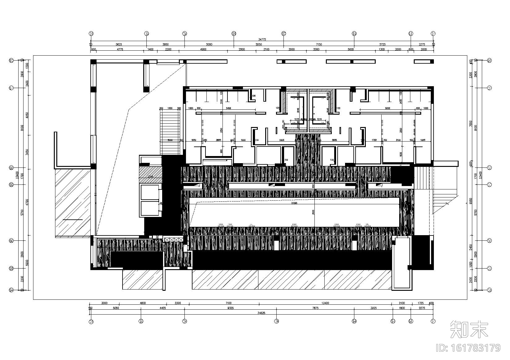 东仓建设-时代天荟会所摄影+CAD全套施工图cad施工图下载【ID:161783179】