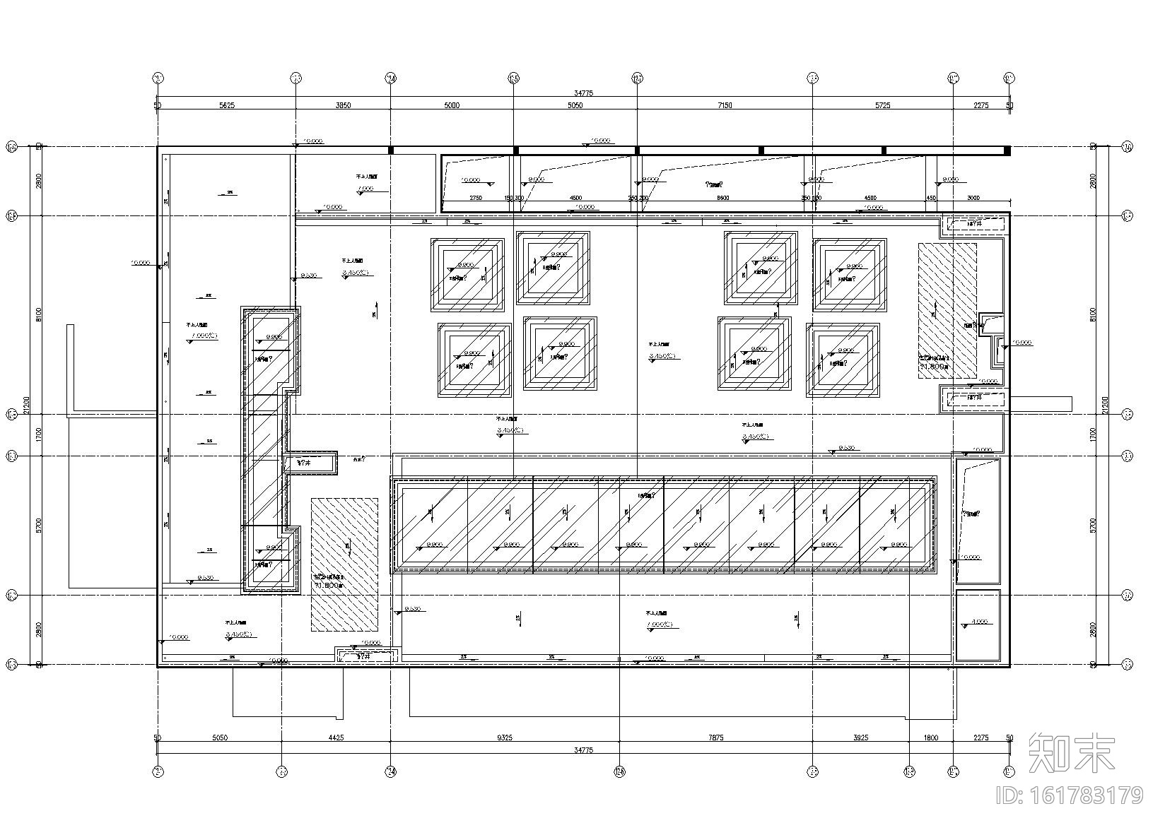 东仓建设-时代天荟会所摄影+CAD全套施工图cad施工图下载【ID:161783179】