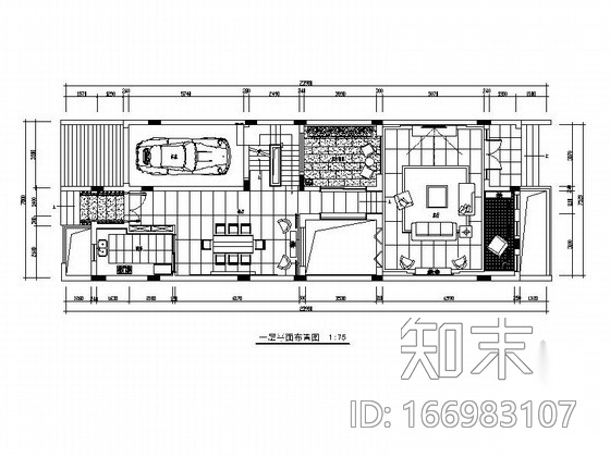 [深圳]西班牙风情小镇三层别墅装修施工图（含效果图）施工图下载【ID:166983107】