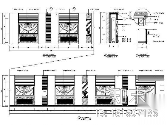 五星级宾馆装饰施工图cad施工图下载【ID:161697136】