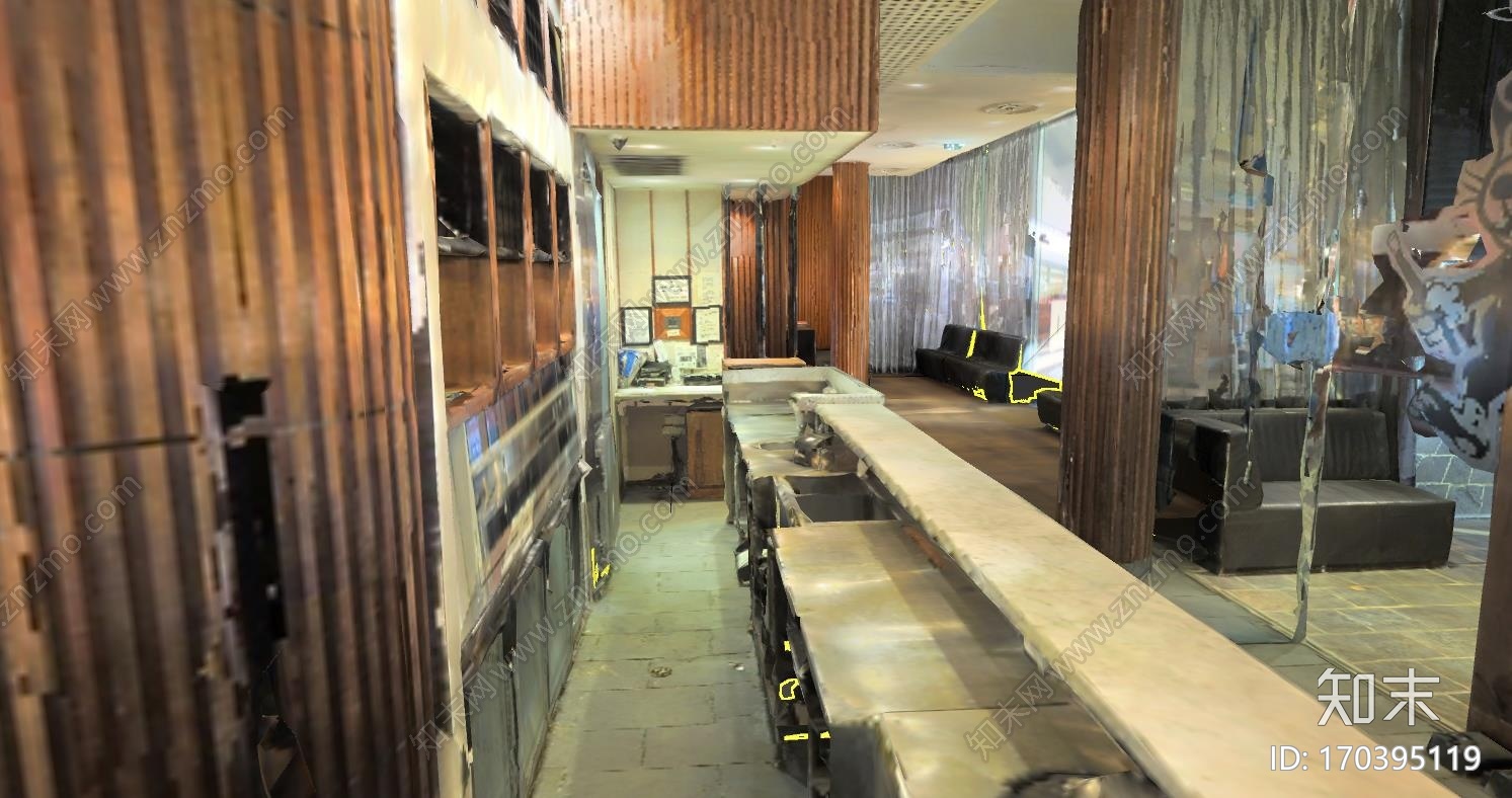 次世代废弃酒吧CG模型下载【ID:170395119】