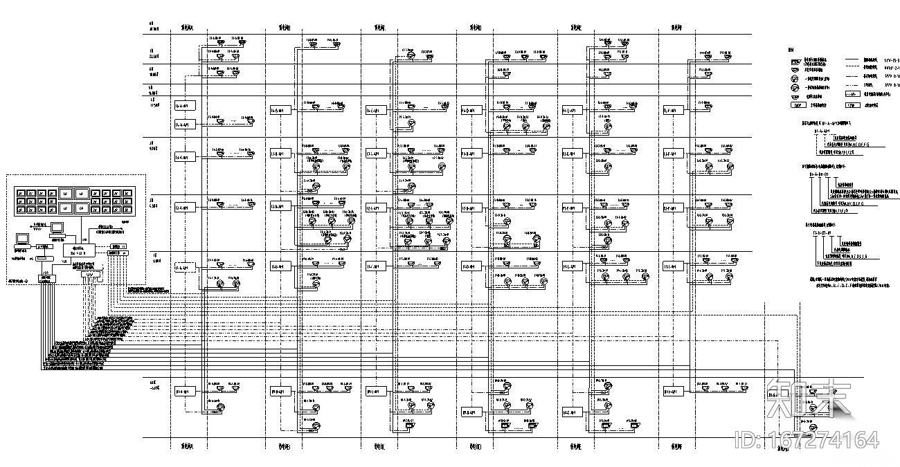 闭路电视监控系统图纸施工图下载【ID:167274164】