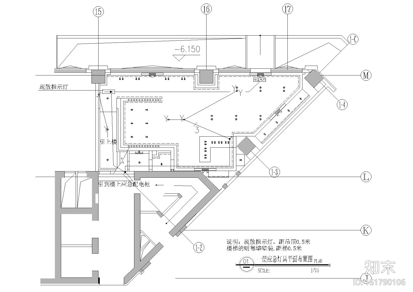 ​北京现代二层60㎡茶馆室内装饰设计施工图cad施工图下载【ID:161790106】