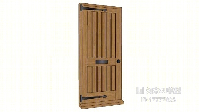 单开门SU模型下载【ID:17777695】