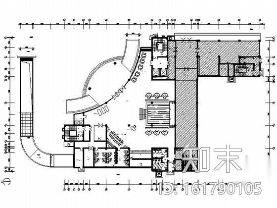 [江苏]时尚高雅商务酒店室内装修施工图（含电气及排水图...施工图下载【ID:161790105】