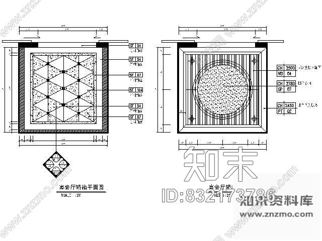 图块/节点酒店电梯桥箱详图施工图下载【ID:832173786】