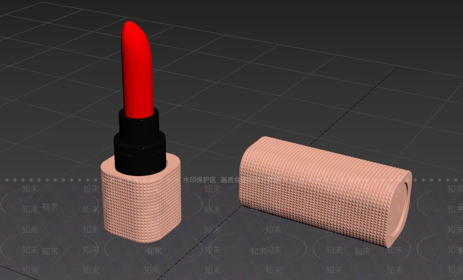 斩男色口红唇膏3D模型下载【ID:170389196】