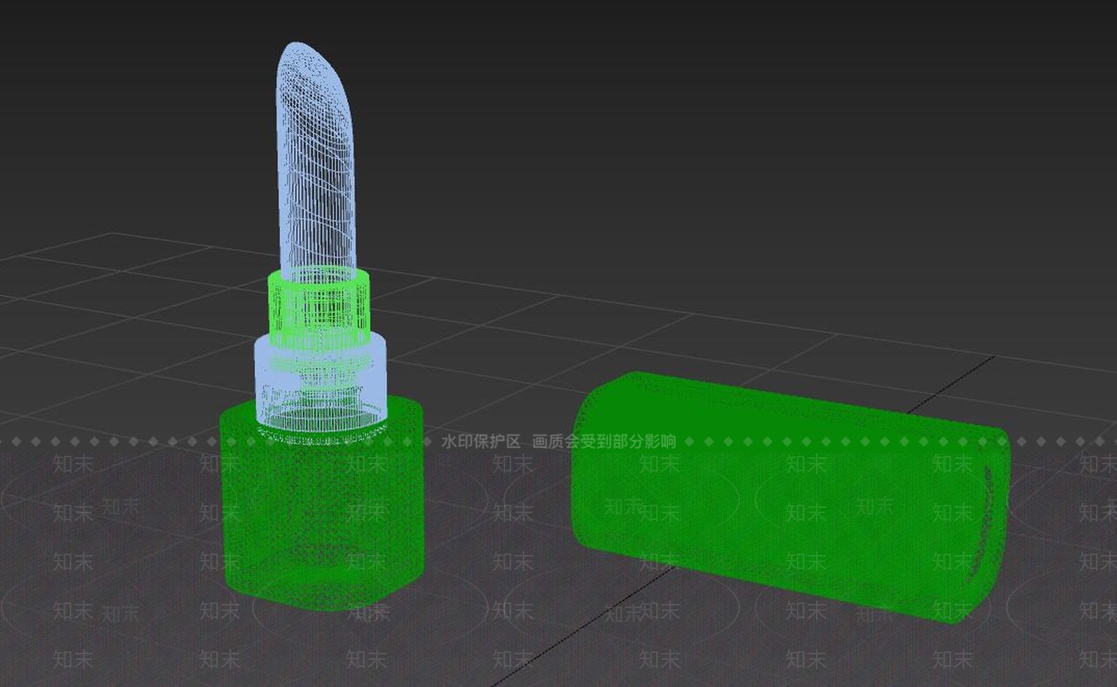 斩男色口红唇膏3D模型下载【ID:170389196】