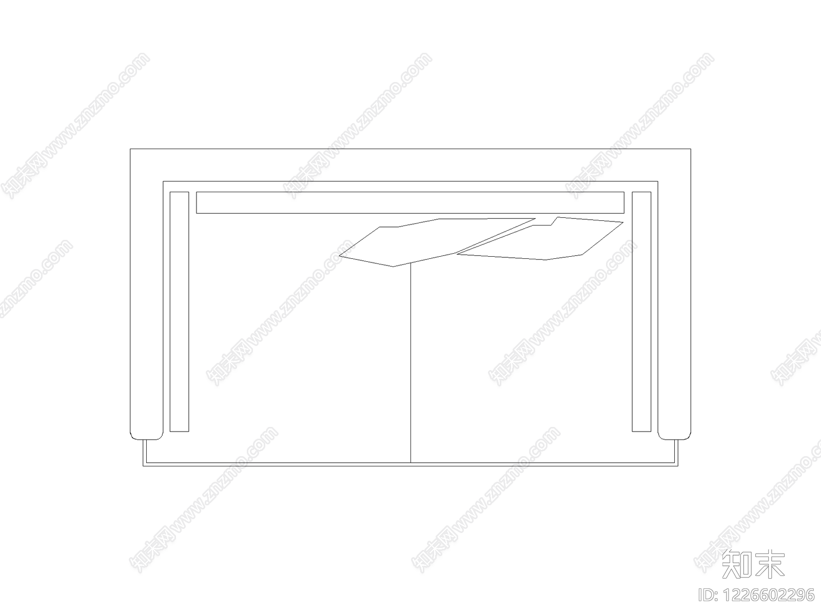 中式,现代桌子CAD图纸