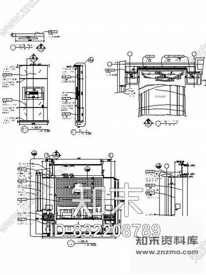 图块/节点酒店标准房床头详图cad施工图下载【ID:832208789】