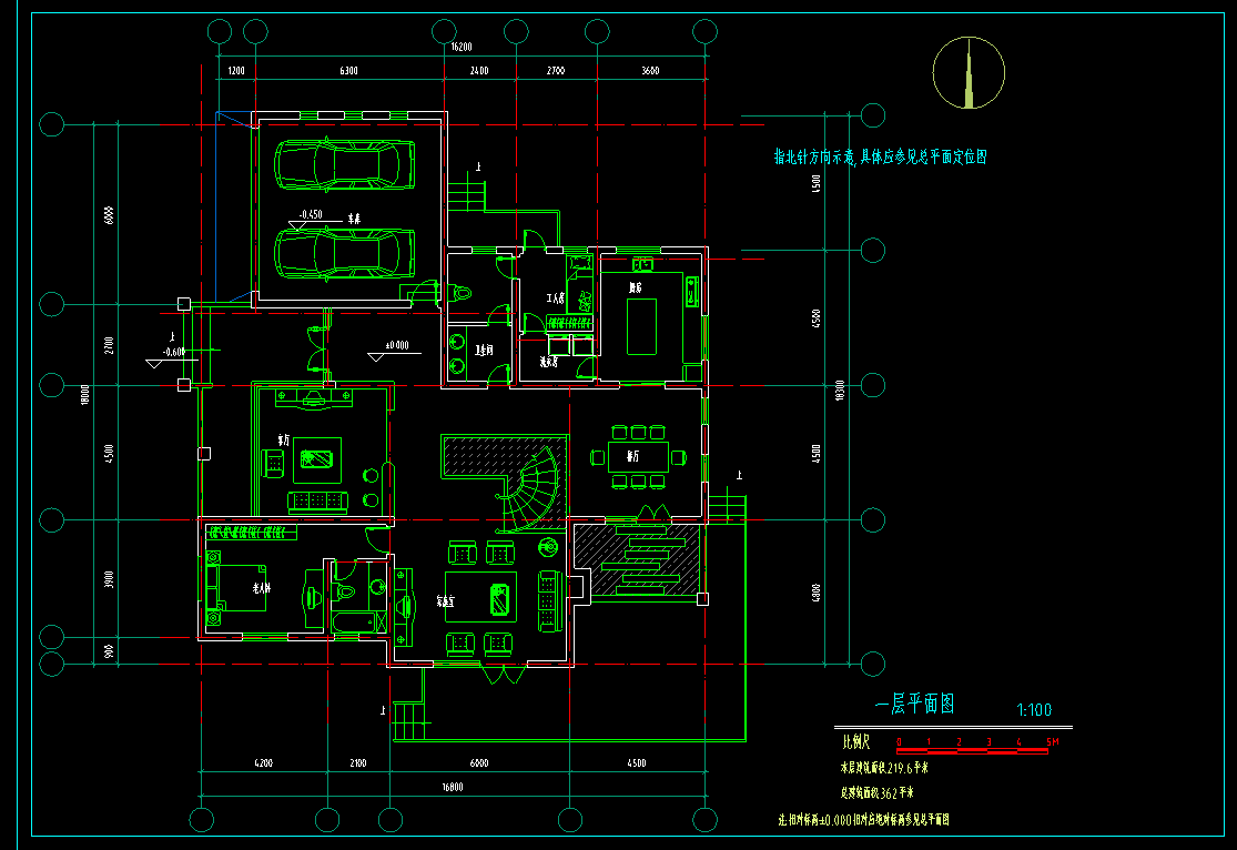 2层独栋别墅建筑方案设计欧式风格（包含效果图+CAD）施工图下载【ID:149870127】