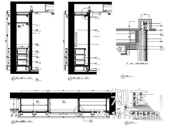 [上海]豪华别墅B型施工图cad施工图下载【ID:161748160】