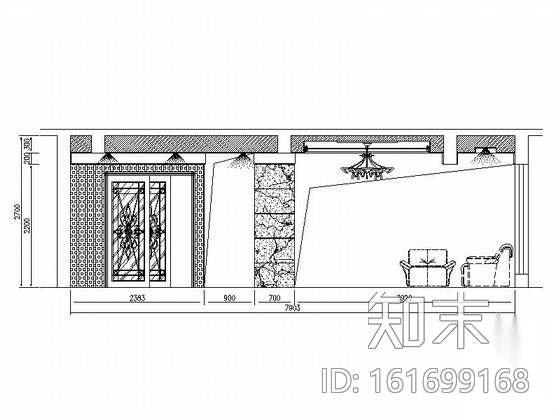 [郑州]清新田园风一居室复式小别墅室内施工图施工图下载【ID:161699168】