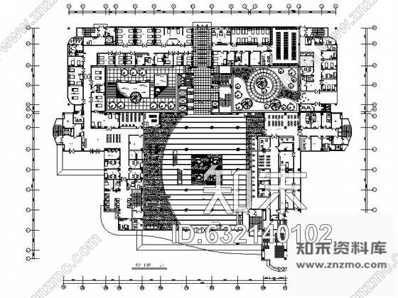 施工图山东某人民医院门诊楼室内装修图含效果cad施工图下载【ID:632140102】