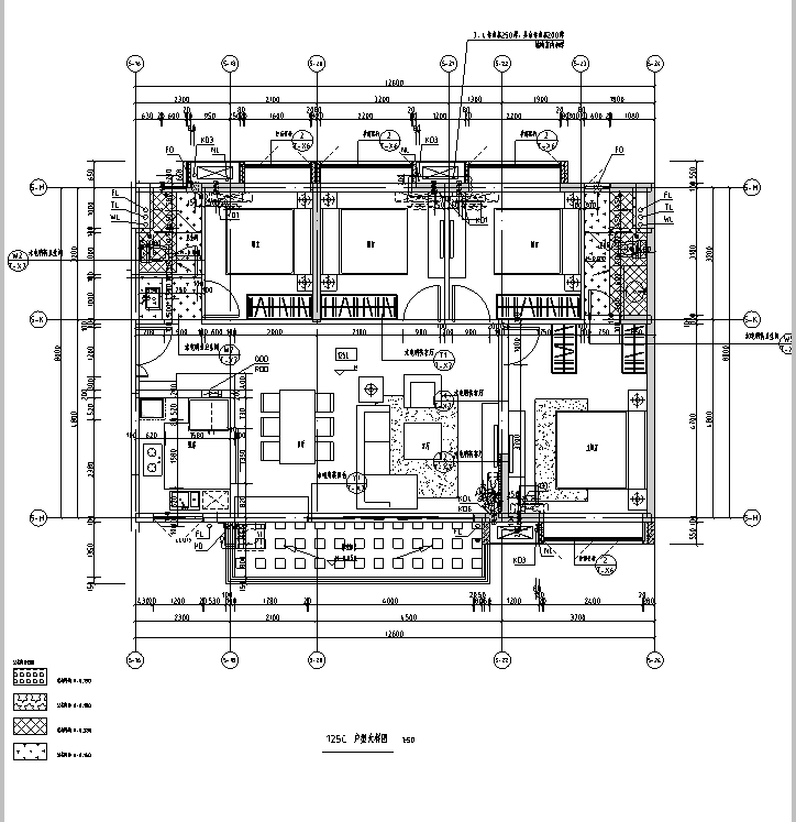 [广东]高层钢筋砼剪力墙住宅建筑施工图（含模型、多栋...施工图下载【ID:149563132】