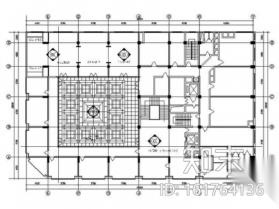 全聚德烤鸭店室内装修图施工图下载【ID:161764136】