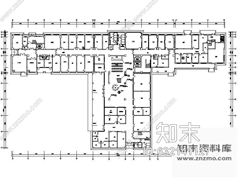 施工图四川某中医院装饰装修图cad施工图下载【ID:632141127】