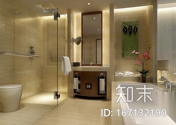 [厦门]现代五星级度假酒店双人间及单人间装修施工图（含...cad施工图下载【ID:167132190】