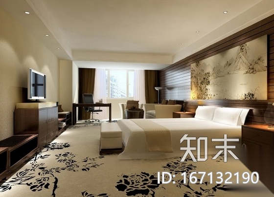 [厦门]现代五星级度假酒店双人间及单人间装修施工图（含...cad施工图下载【ID:167132190】