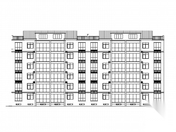 [济源]某六层单元式住宅建筑施工图施工图下载【ID:165137112】