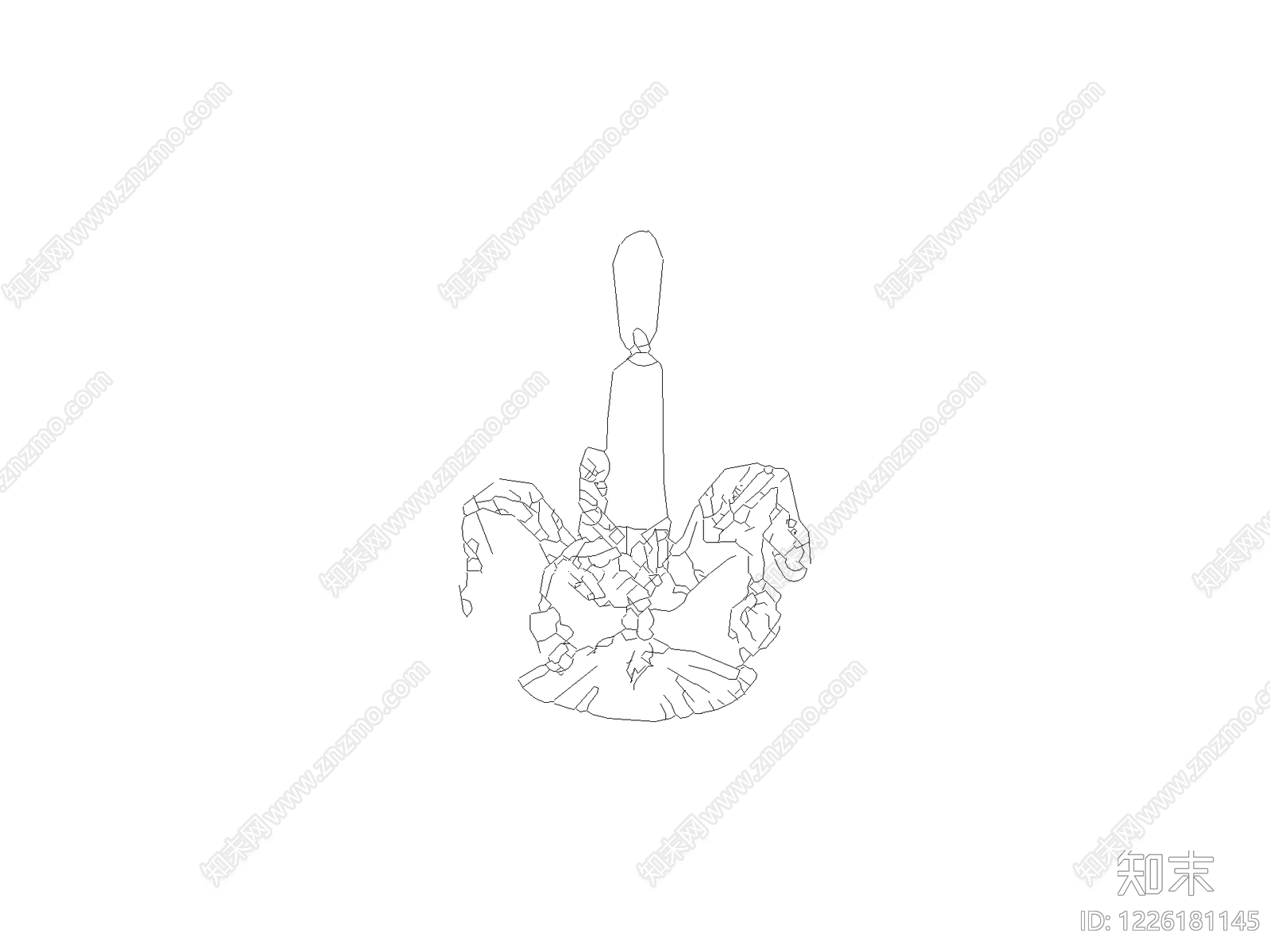 灯具图块cad施工图下载【ID:1226181145】