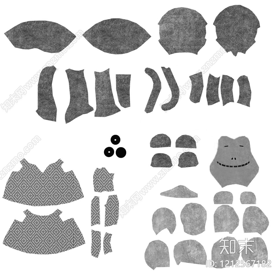 毛毡/毛呢贴图下载【ID:1212567182】