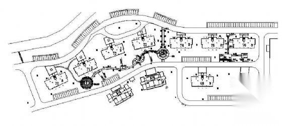 小区D区东侧景观设计施工图施工图下载【ID:161076116】