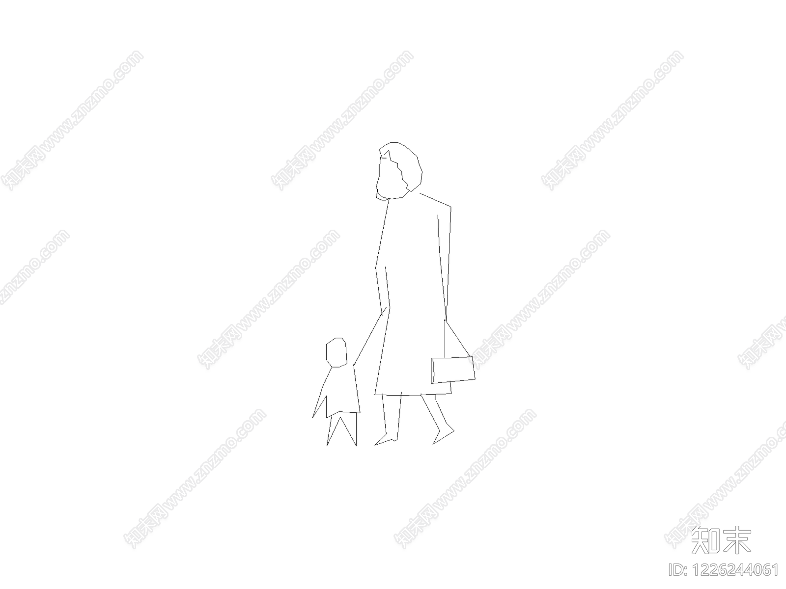 人物CAD图纸