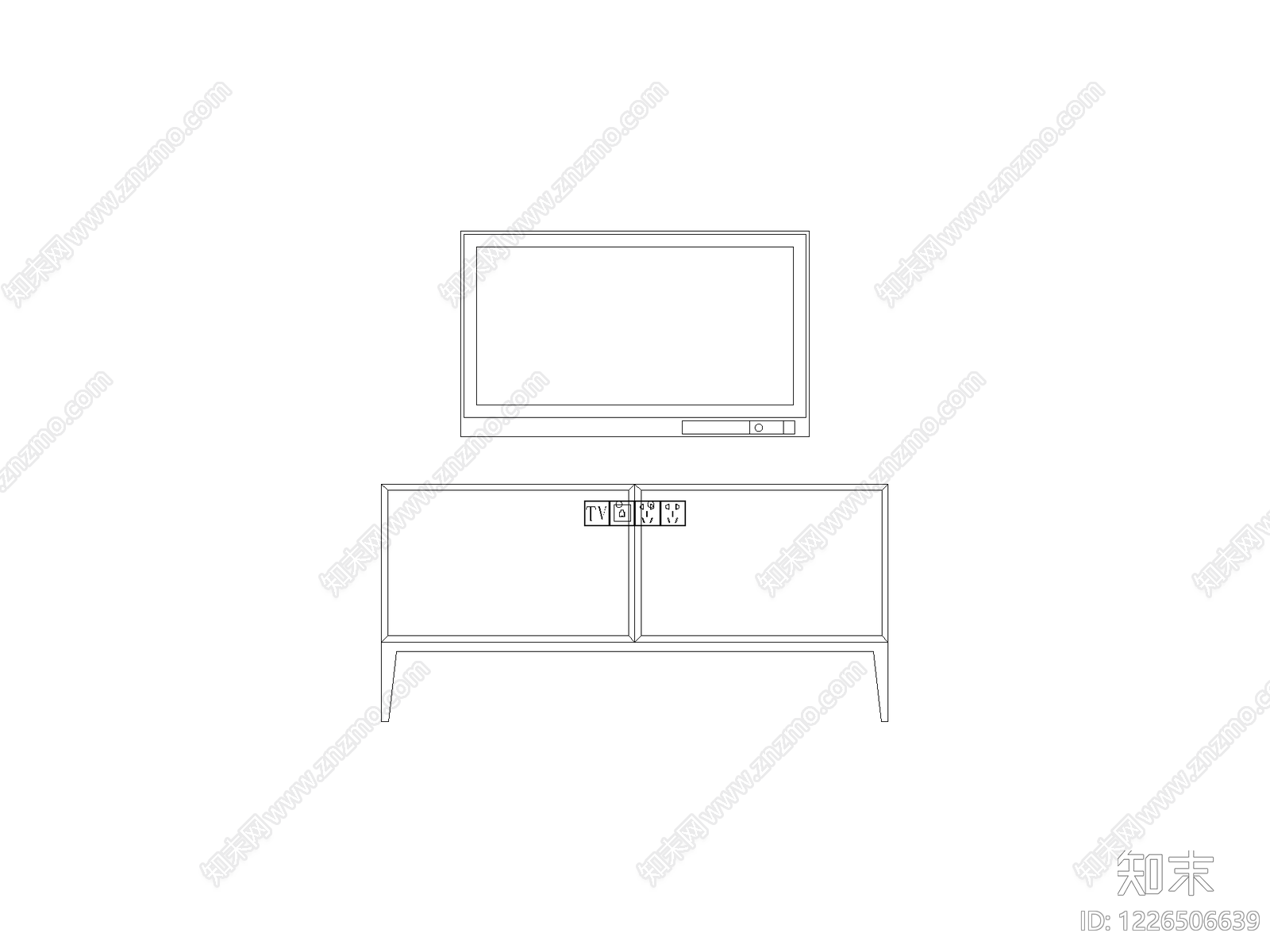 柜子cad施工图下载【ID:1226506639】
