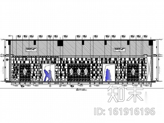 [中山]繁华商业中心区酒店典雅中餐厅装修施工图（含效果...cad施工图下载【ID:161916196】