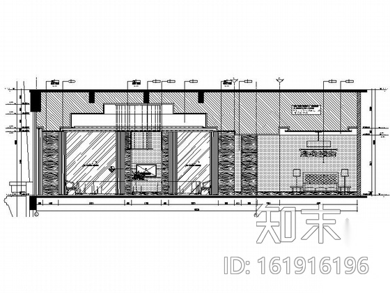 [中山]繁华商业中心区酒店典雅中餐厅装修施工图（含效果...cad施工图下载【ID:161916196】