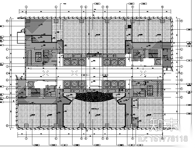 [广东]南山开发集团大厦办公空间设计施工图（附效果图+...cad施工图下载【ID:161778118】