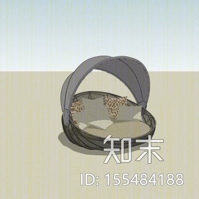 现代户外沙发SU模型下载【ID:155484188】