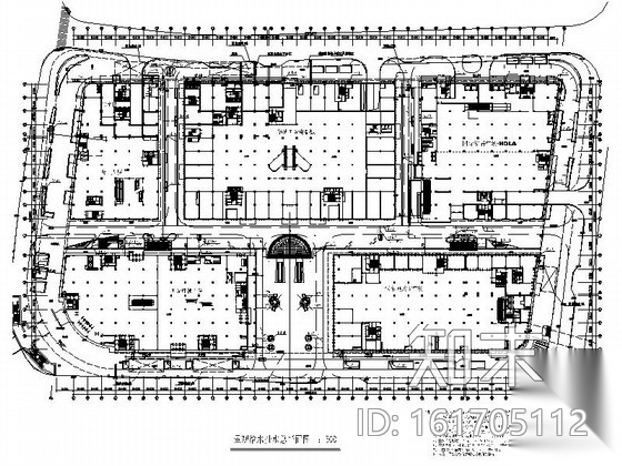 [上海]大型核心建筑旗舰商业广场装修设计CAD施工图cad施工图下载【ID:161705112】