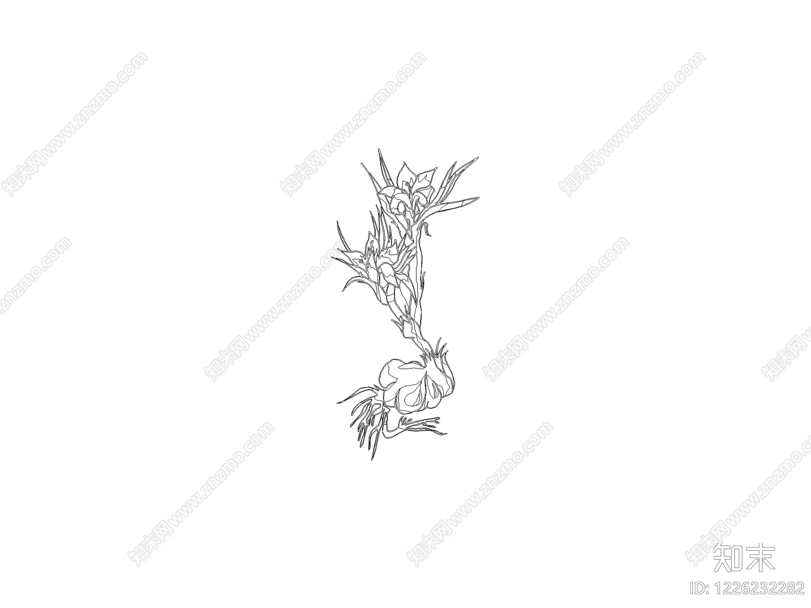 花cad施工图下载【ID:1226232282】