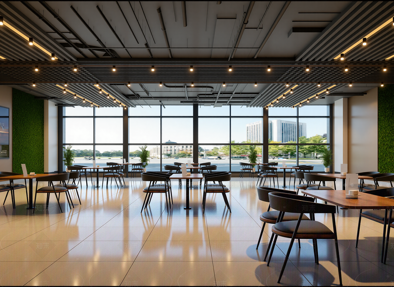 工业风咖啡厅3D模型下载【ID:1214601329】