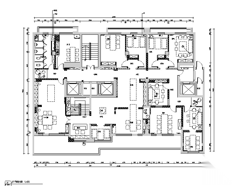 [新疆]禅意空间|合一茶道休闲会所设计施工图（附效果图...施工图下载【ID:160710146】