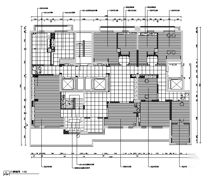 [新疆]禅意空间|合一茶道休闲会所设计施工图（附效果图...施工图下载【ID:160710146】