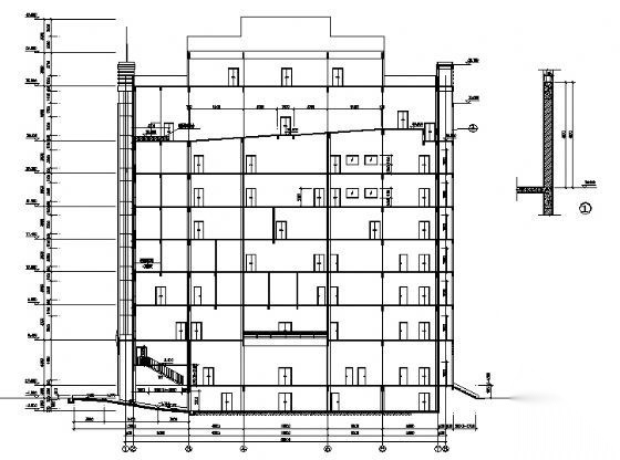 惠阳市某九层水利办公大厦建筑施工图施工图下载【ID:151396163】